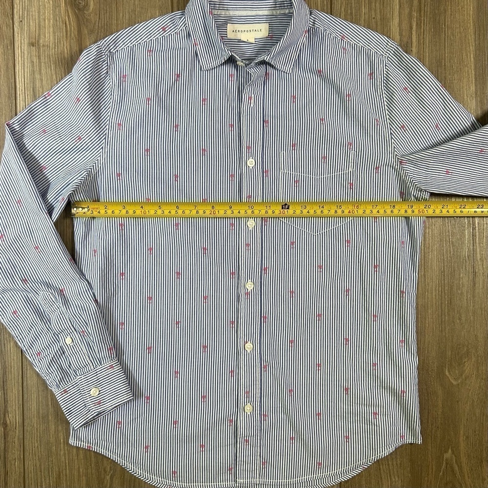 Aeropostale | Palm Trees Button down Shirt (Small) - Picture 6 of 10
